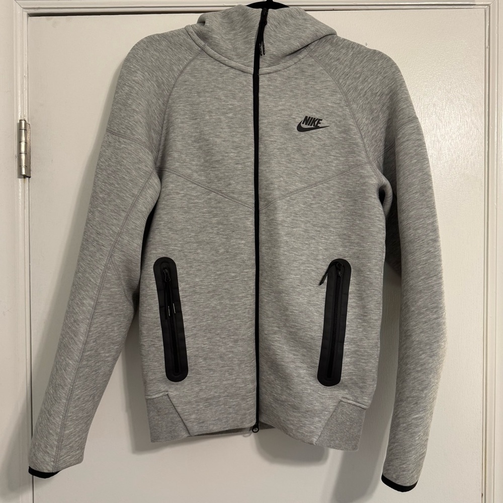 Nike Tech Youth Heather Gray Hoodie